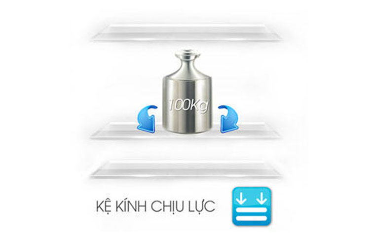 Khay kính chịu lực lên đến 100 kí