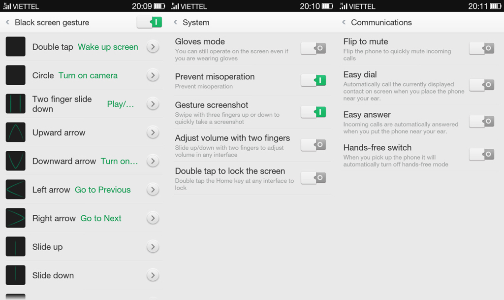 Các tính năng thông minh R1k Các tính năng thông minh R1k
