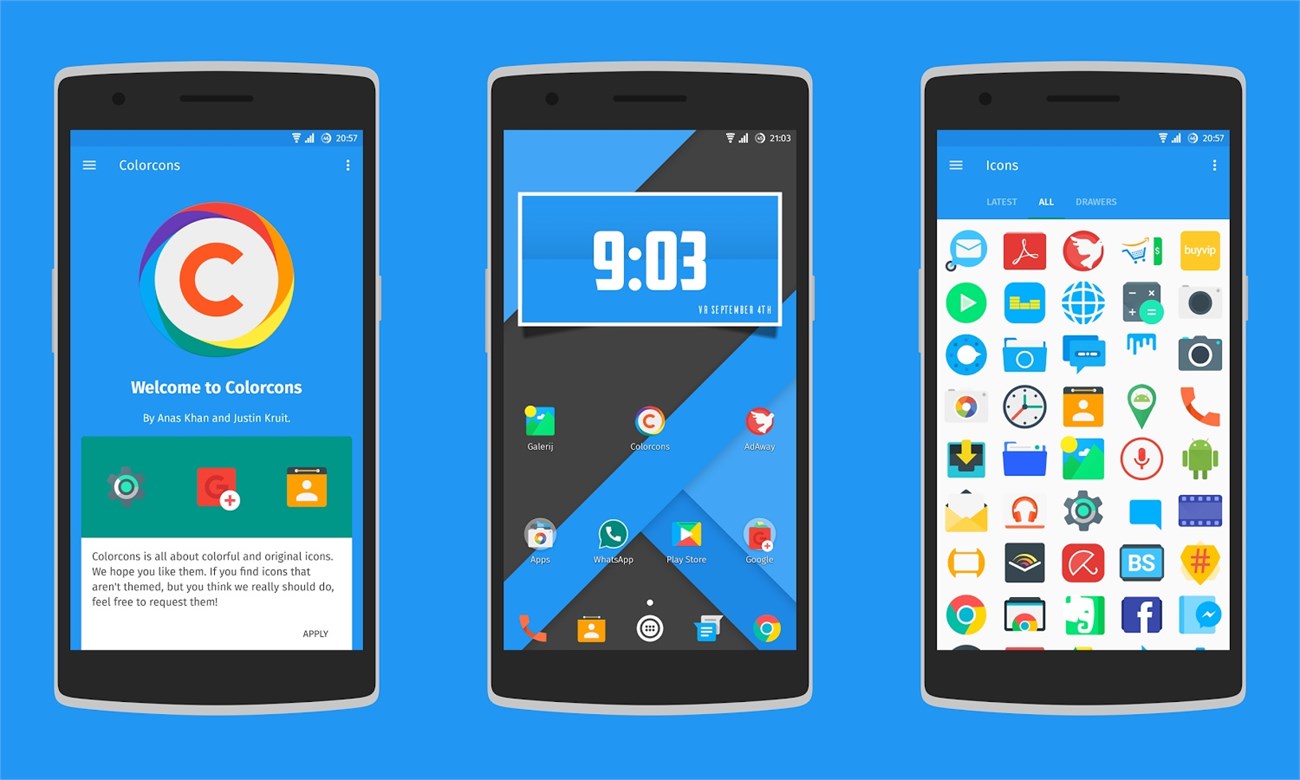 Top 5 icon pack mới và tốt nhất cho Android (9/2015)