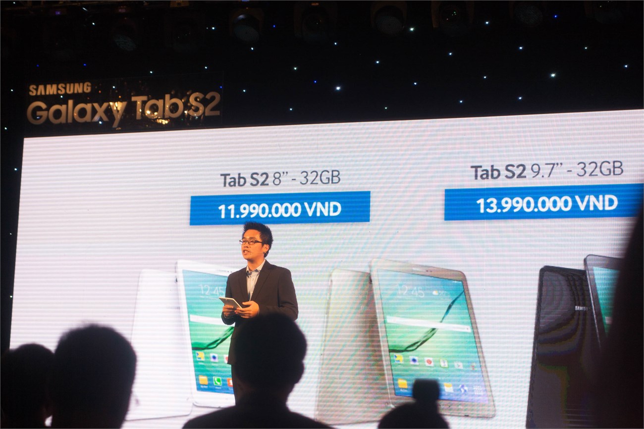 Giá bán và ngày ra mắt Galaxy Tab S2 ở Việt Nam