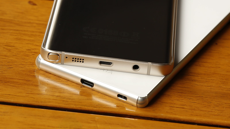 Samsung Galaxy Note 5 và Sony Xperia Z3 Plus
