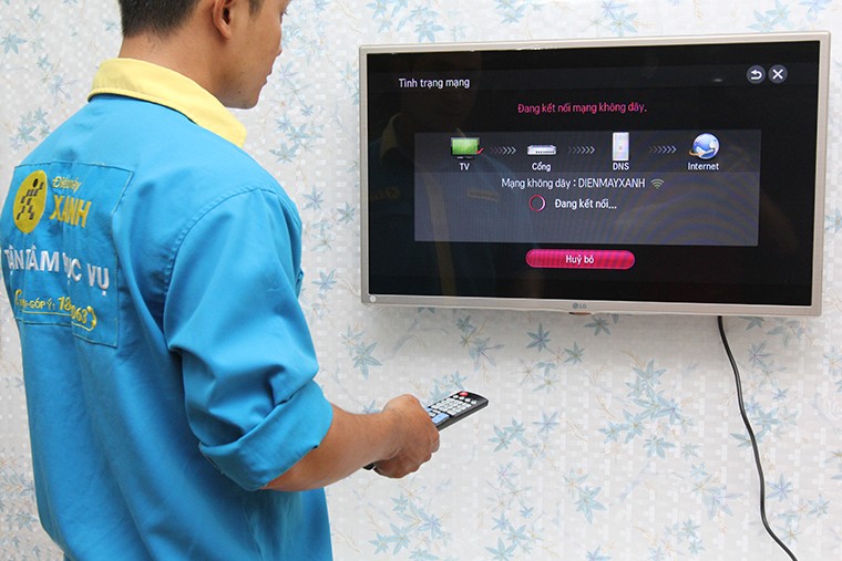 Kết nối mạng cho tivi Kết nối mạng cho tivi