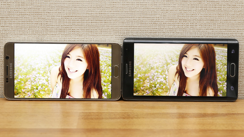 So sánh hình ảnh hiển thị Note 5 và Note Edge So sánh hình ảnh hiển thị Note 5 và Note Edge