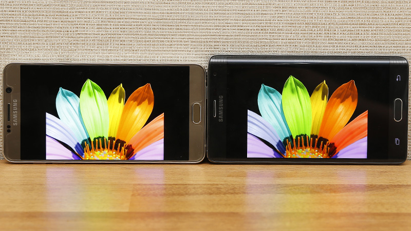 So sánh hình ảnh hiển thị Note 5 và Note Edge So sánh hình ảnh hiển thị Note 5 và Note Edge