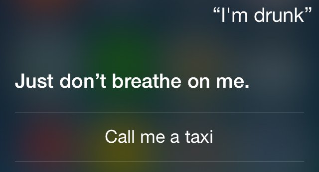 Tôi say quá Siri Tôi say quá Siri