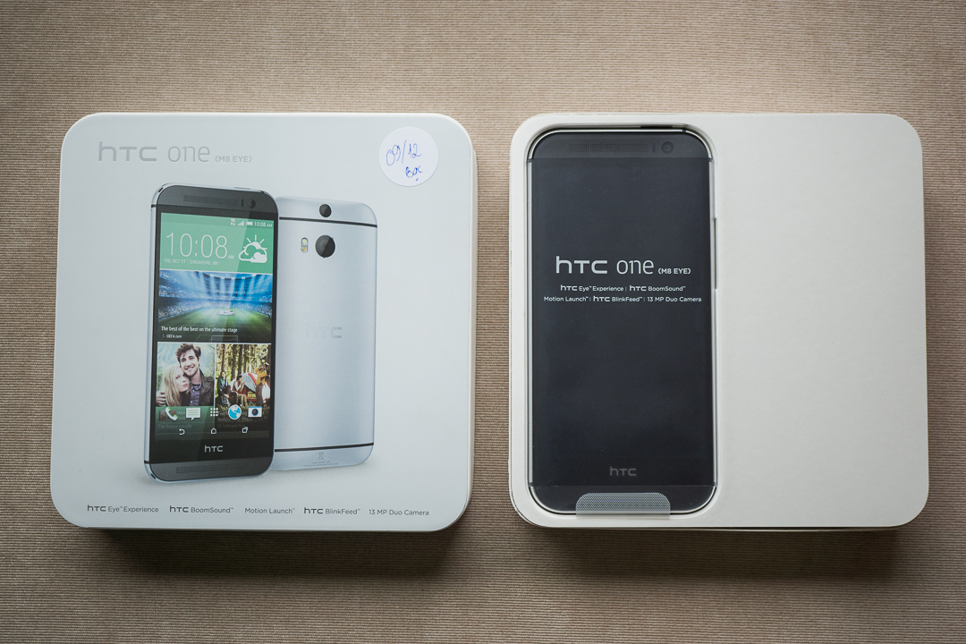 Mở hộp HTC One M8 Eye