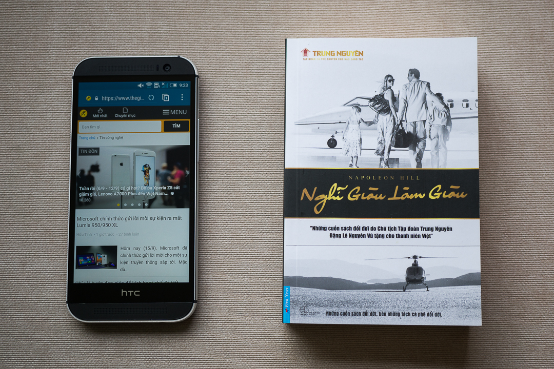 Mở hộp HTC One M8 Eye