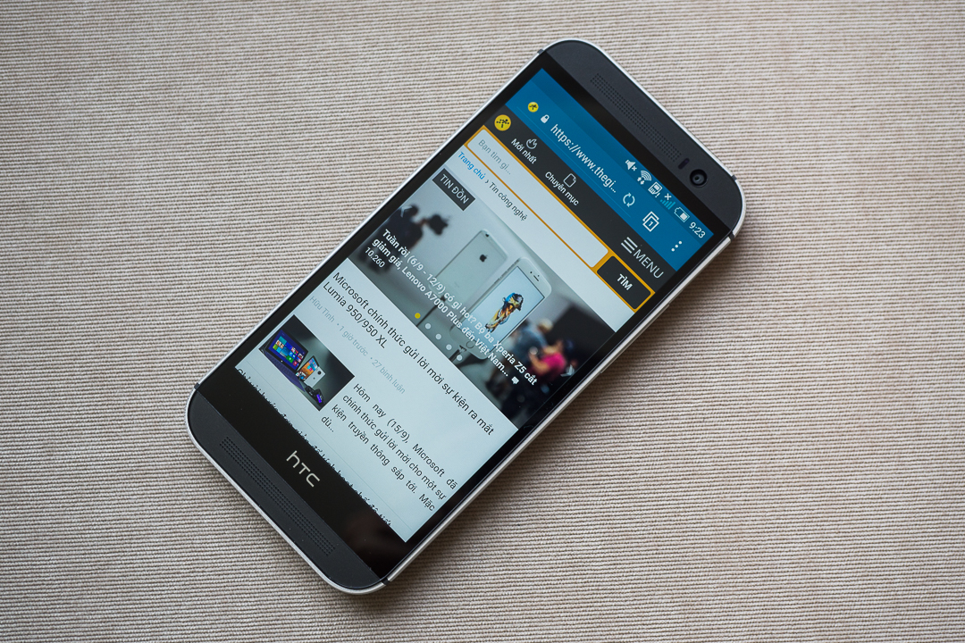 Mở hộp HTC One M8 Eye