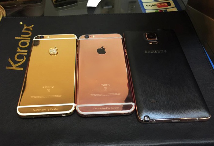 iPhone 6 và 6 Plus màu vàng hồng nhái iPhone 6s