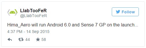 HTC One A9 sẽ chạy Android 6.0