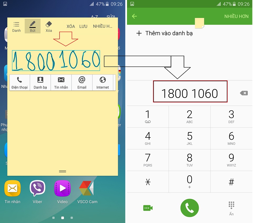 Tính năng Action memo trên Samsung Galaxy Note 5 Tính năng Action memo trên Samsung Galaxy Note 5
