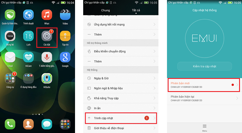 Buoc 1 Vá lỗi hao pin Honor 4C