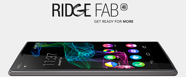 Wiko Ridge Fab 4G smartphone