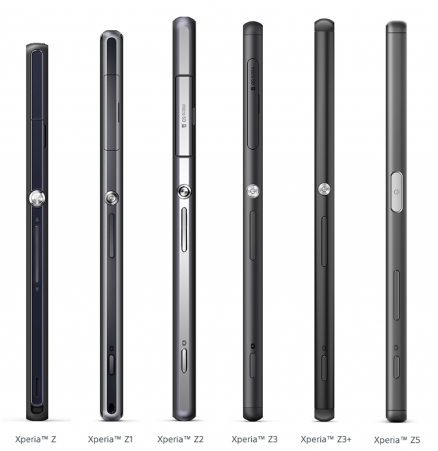 Sự phát triển Xperia Z qua các năm Sự phát triển Xperia Z qua các năm