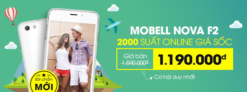 2000 suất mua giá sốc Online Mobell Nova F2
