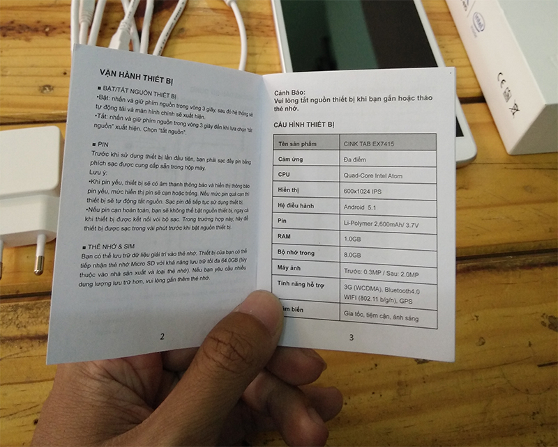 Mở hộp Cink Ta EX7415