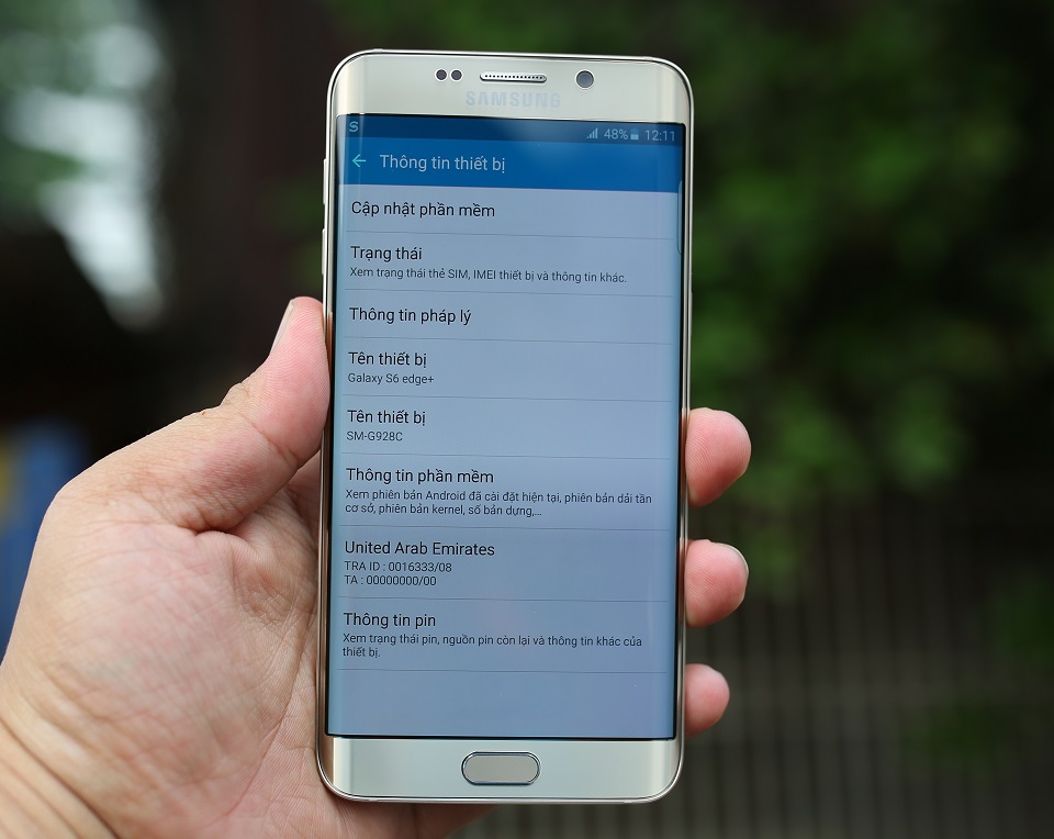 Galaxy S6 Edge Plus chạy trên hệ điều hành Android 5.1.1 mới nhất