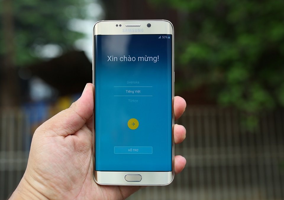 Giao diện cài đặt lần đầu tiên của Galaxy S6 Edge Plus
