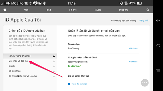 Bảo mật hai lớp iCloud