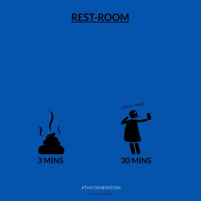 Selfie bất kể đâu