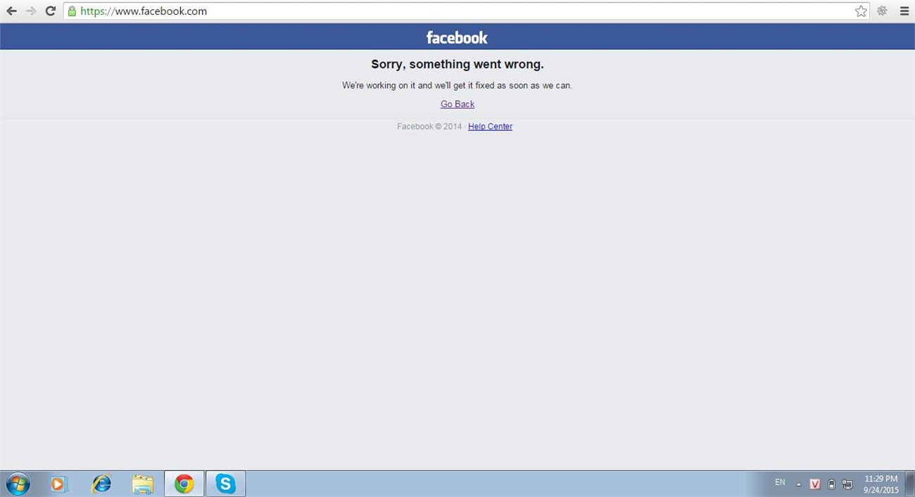 facebook down facebook down