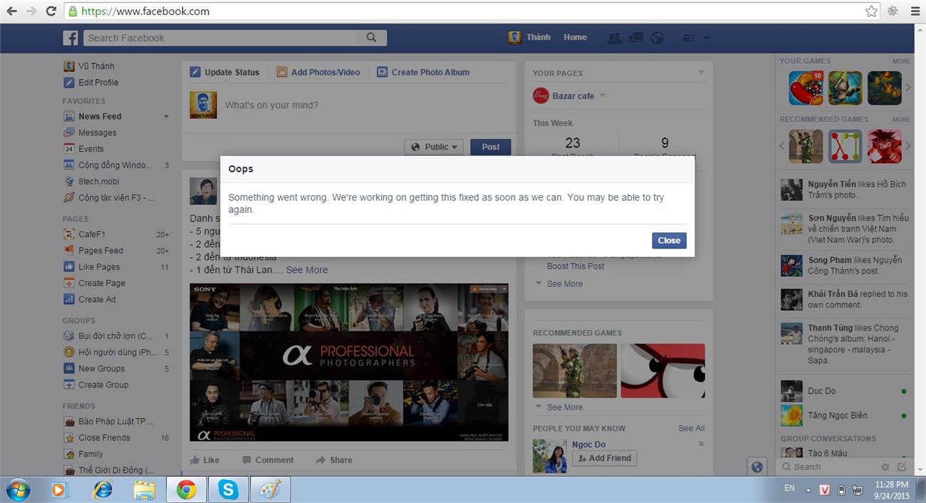 facebook down 2 facebook down 2