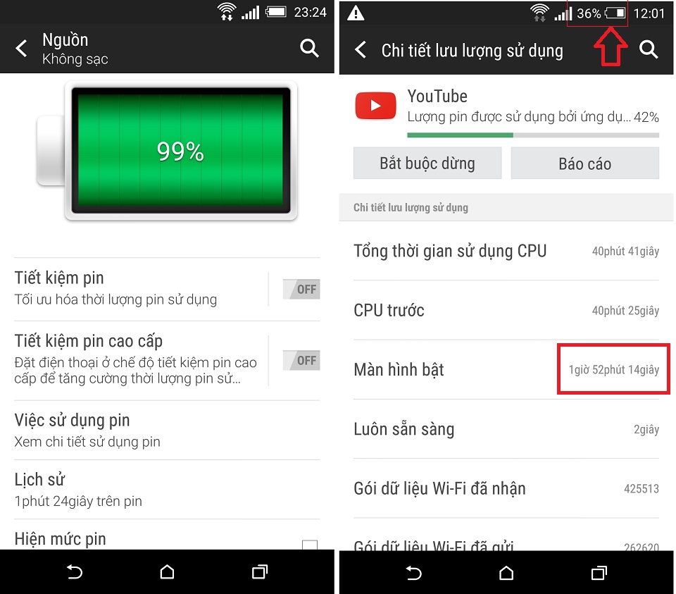 Trải nghiệm Youtube trên HTC Butterfly 2