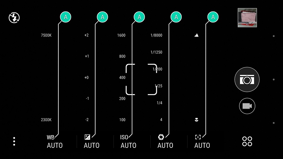 Chế độ chụp ảnh thủ công trên HTC Butterfly 2