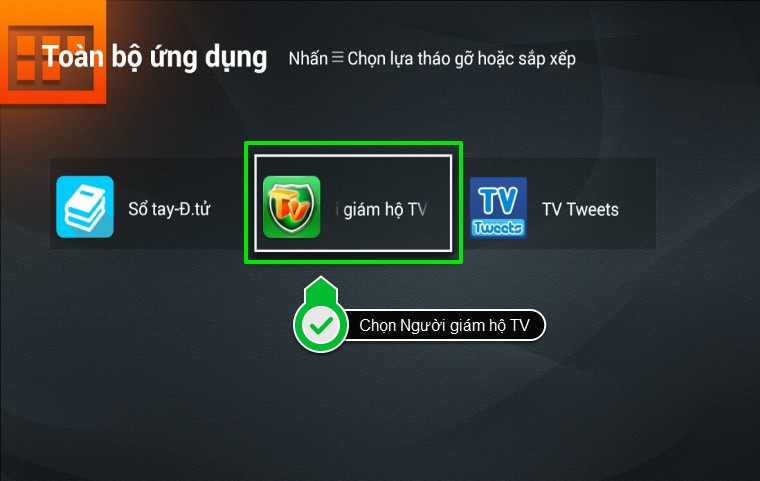 Chọn Người giám hộ TV