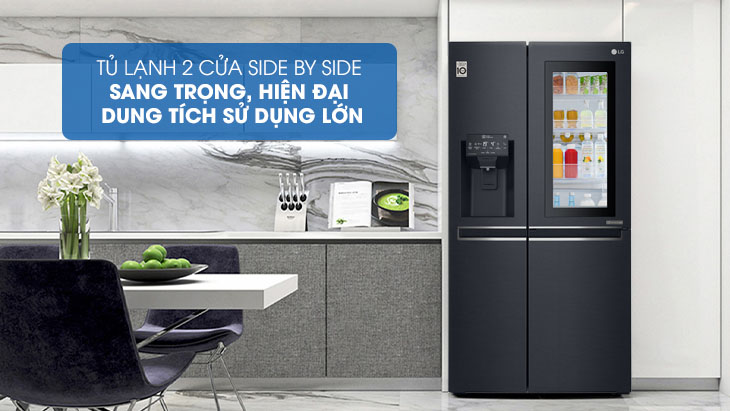 Nên mua tủ lạnh hãng nào tốt, tiết kiệm điện nhất 2022 > Tủ lạnh LG