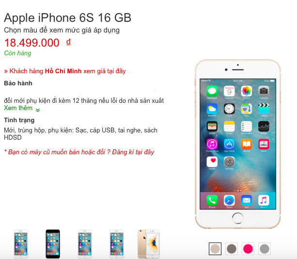 iphone-6s-rot-gia-1 iPhone 6s đang rớt giá không phanh