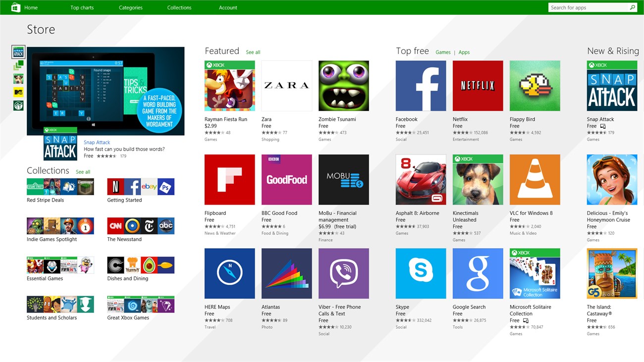 Kho ứng Dụng Windows Store đạt Tới 669.000 ứng Dụng