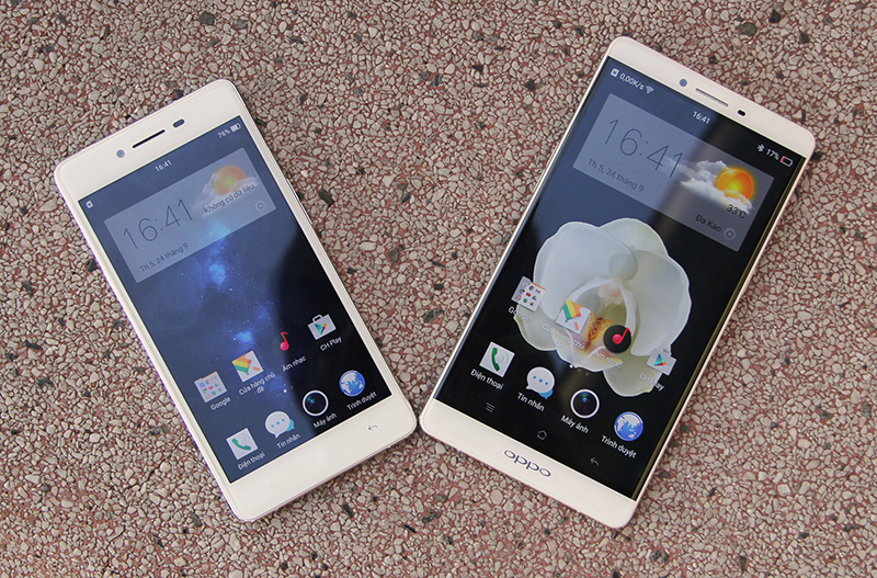 OPPO R7 Plus 'khoe dáng' bên R7 Lite - Bộ đôi smartphone