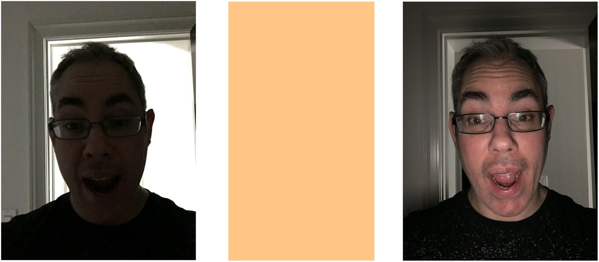 Đèn Retina Flash đã được bật