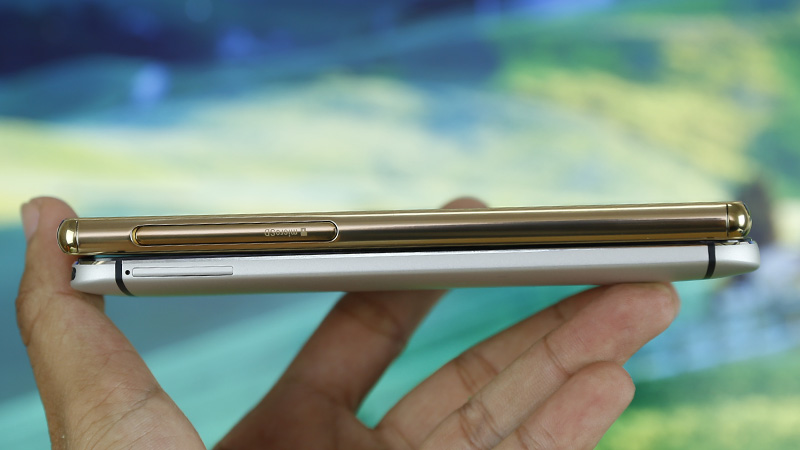 Sony Xperia M5 Dual và HTC One M8 Eye