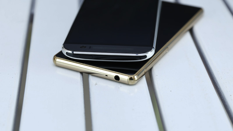 Sony Xperia M5 Dual và HTC One M8 Eye