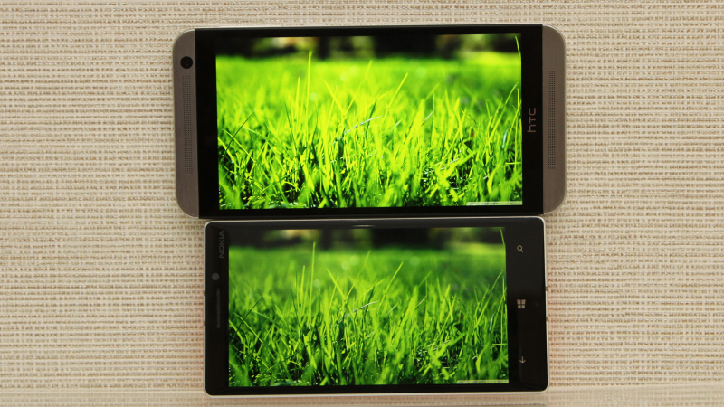 So sánh màn hình hiển thị Lumia 930 và E9 Dual So sánh màn hình hiển thị Lumia 930 và E9 Dual