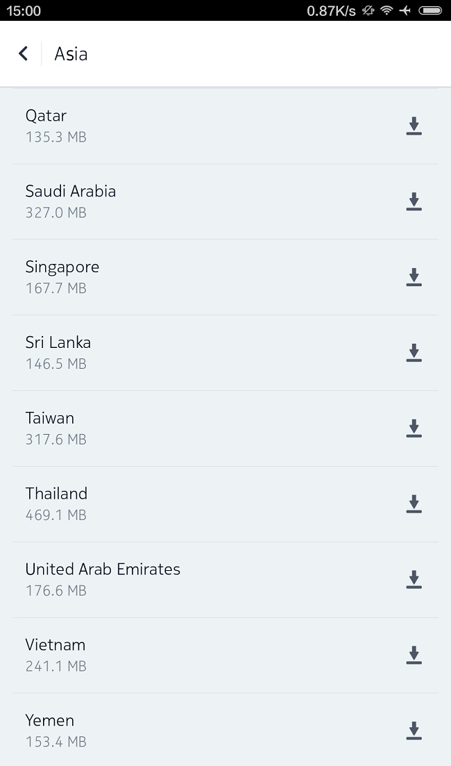 Cung cấp đầy đủ bản đồ ngoại tuyến Cung cấp đầy đủ bản đồ ngoại tuyến