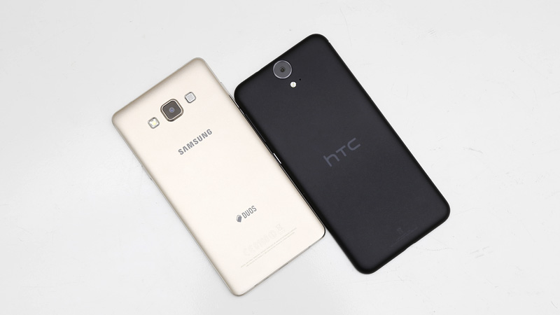 Samsung Galaxy A7 và HTC One E9 Dual Samsung Galaxy A7 và HTC One E9 Dual