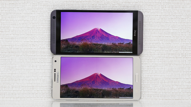 So sánh màn hình Galaxy A7 và E9 Dual So sánh màn hình Galaxy A7 và E9 Dual