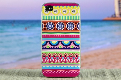 Ốp lưng iPhone 4/4S Nhựa dẻo mỏng Hoa văn Hồng