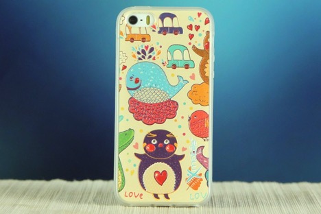 Ốp lưng iPhone 5/5S nhựa dẻo mờ Cá Voi