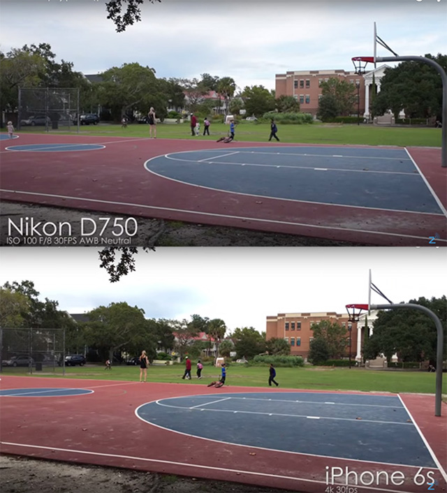 Nikon D750 vs iPhone 6s