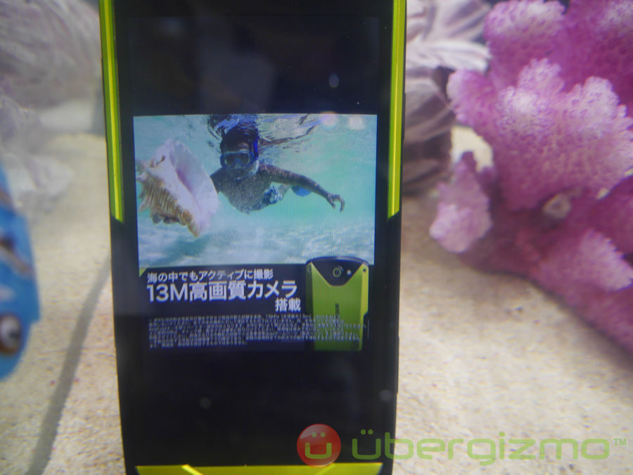 Kyocera Torque G02 có thể hoạt động dưới nước biển