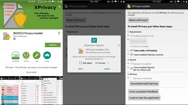 Ứng dụng đòi hỏi quyền ROOT và cài bộ Xposed Framework Ứng dụng đòi hỏi quyền ROOT và cài bộ Xposed Framework