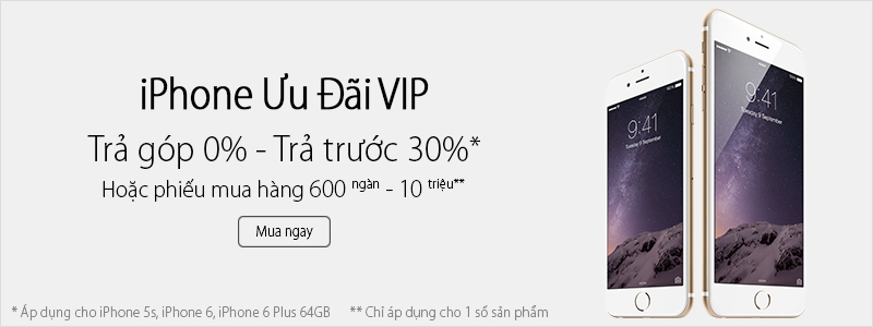 iPhone trả góp 0%