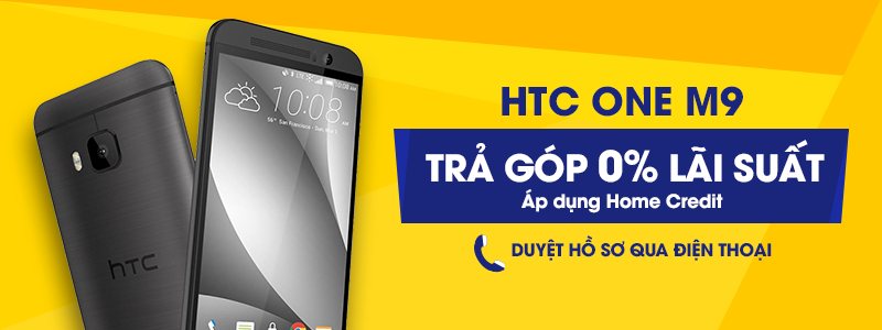 trả góp 0% HTC M9