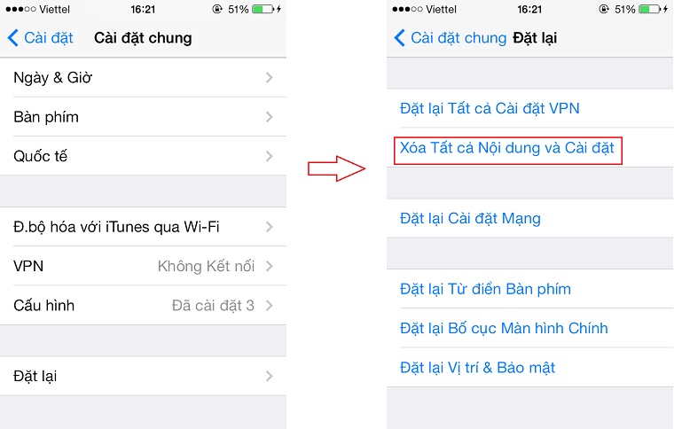 Hướng Dẫn Xóa Toàn Bộ Dữ Liệu Cá Nhân Khỏi Iphone