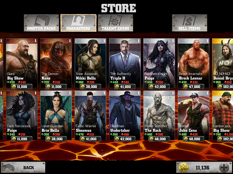 Các nhân vật trong game