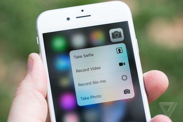 3D Touch trên iPhone 6S